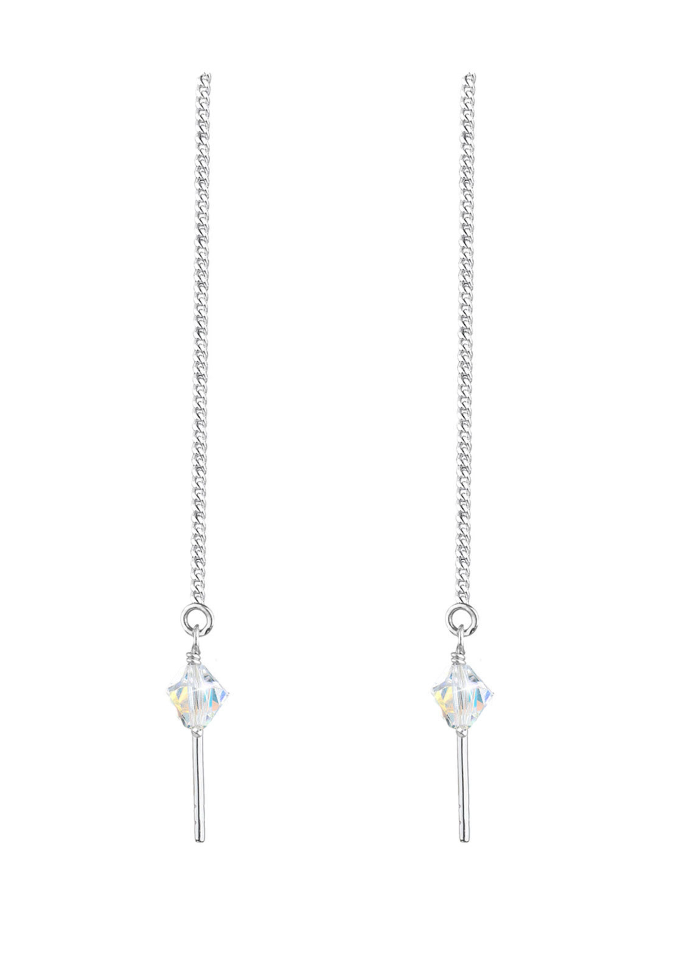 Boucles d'oreilles ELLI en argent : devant