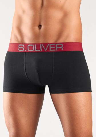 Boxer di s.Oliver in nero: frontale