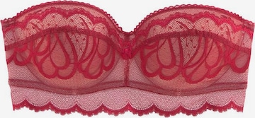 LASCANA Balconette Bra in Red