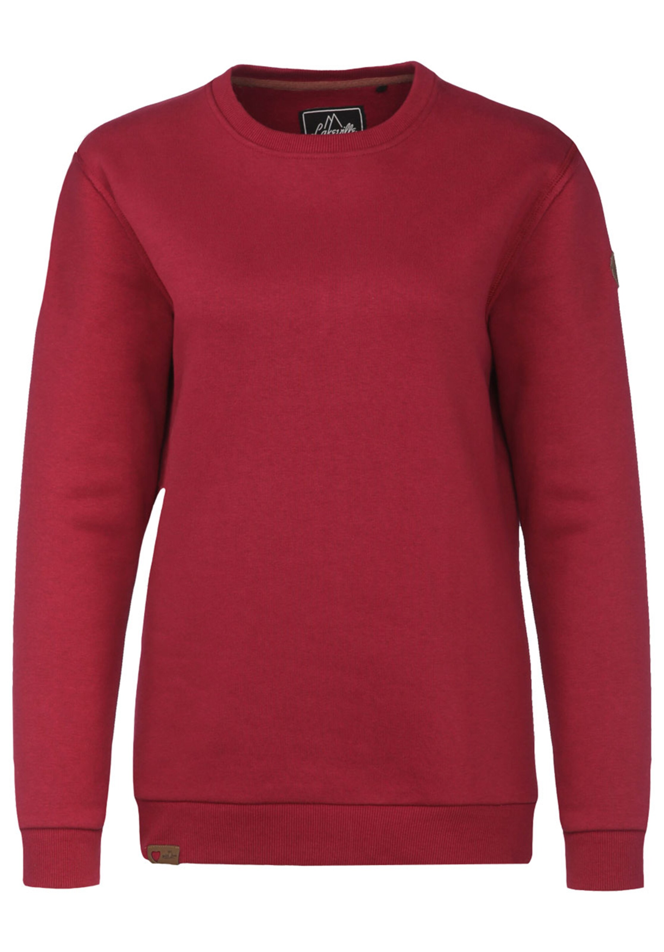 Lakeville Mountain - Sweatshirt 'Luvua' in dunkelrot