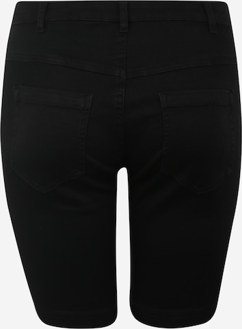 Zizzi Skinny Jeans 'Emily' in Schwarz: zadná strana