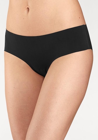 uncover by SCHIESSER Boyshorts 'Invisible Light' in Black: front