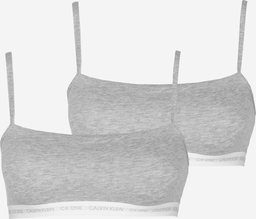 Calvin Klein Underwear Podprsenka – šedá: přední strana