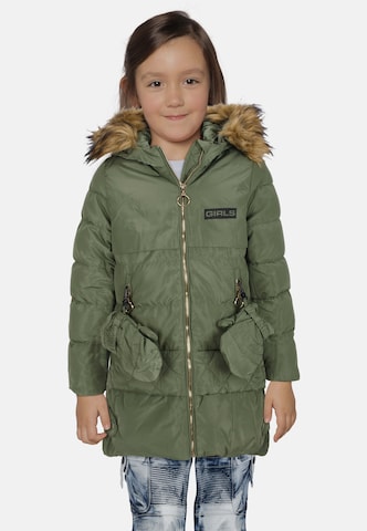 CIPO & BAXX Winter Jacket in Green: front