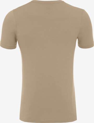 PURE Slim Fit T-Shirt in Beige