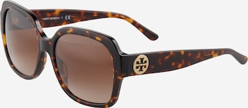 Tory Burch Zonnebril 'TY7140' in Bruin: voorkant