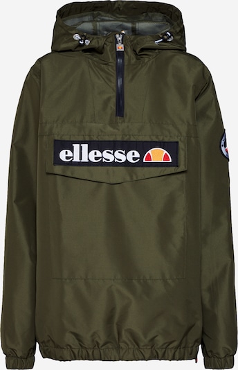 ELLESSE Přechodná bunda 'Mont 2' - khaki / oranžová / černá / bílá, Produkt