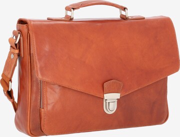 LEONHARD HEYDEN Document Bag 'Austin' in Brown