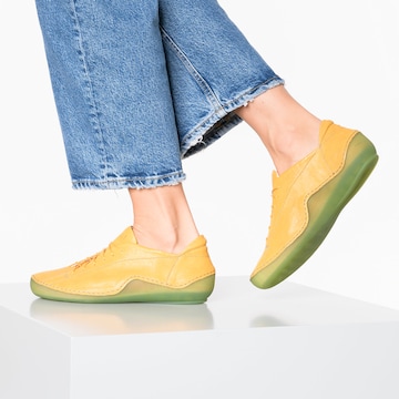 THINK! Athletic Lace-Up Shoes 'Kapsl' in Yellow
