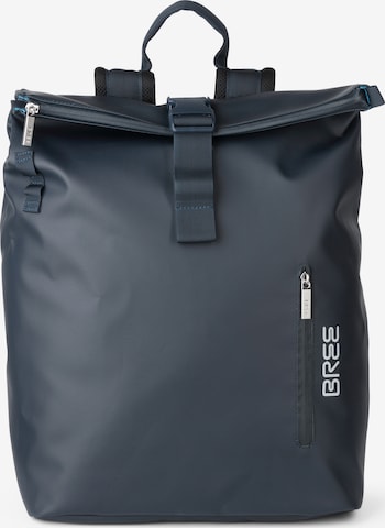 Sac à dos BREE en bleu : devant