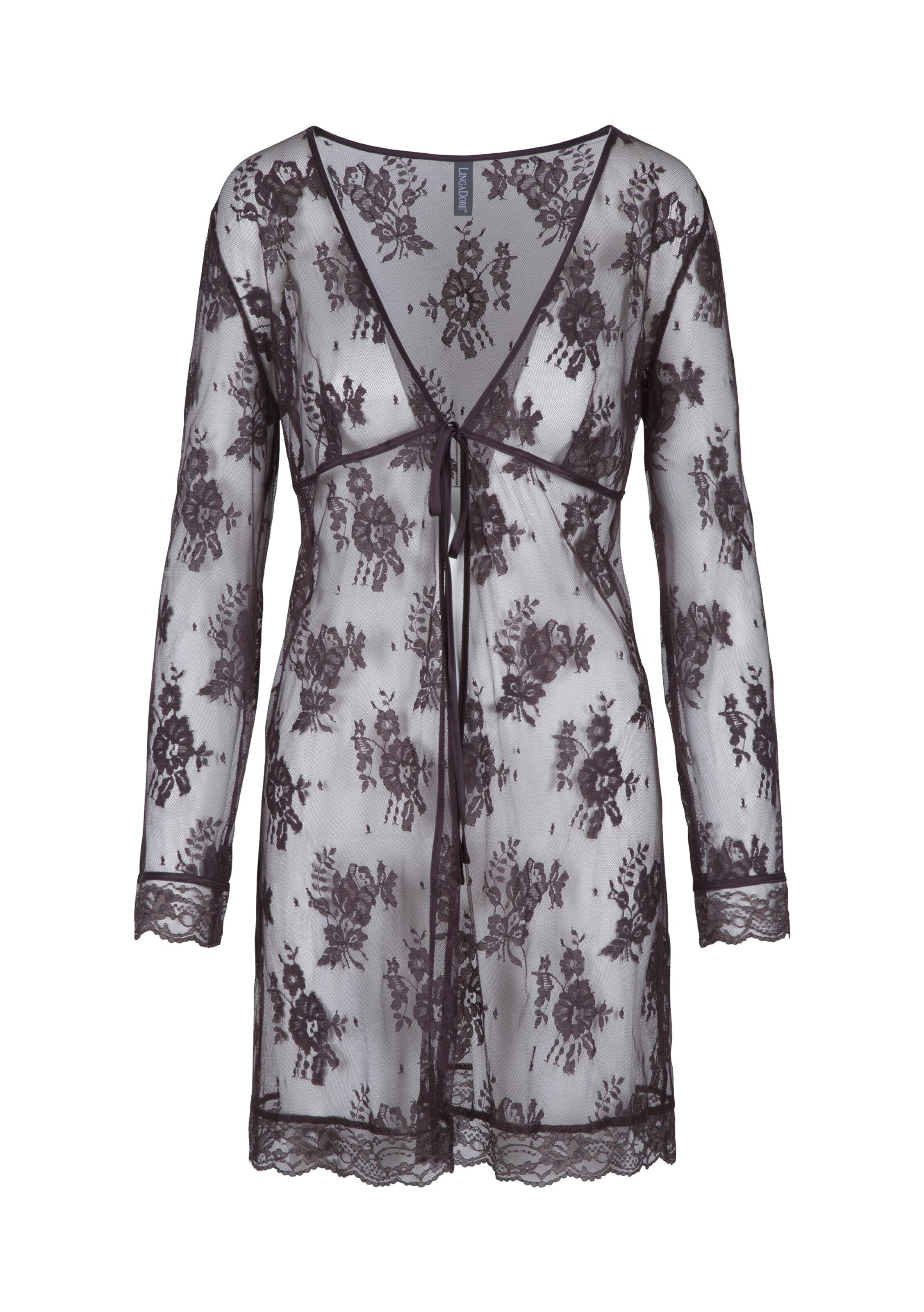 LingaDore - Kimono 'LA-NOTTE' in de kleur Kersrood