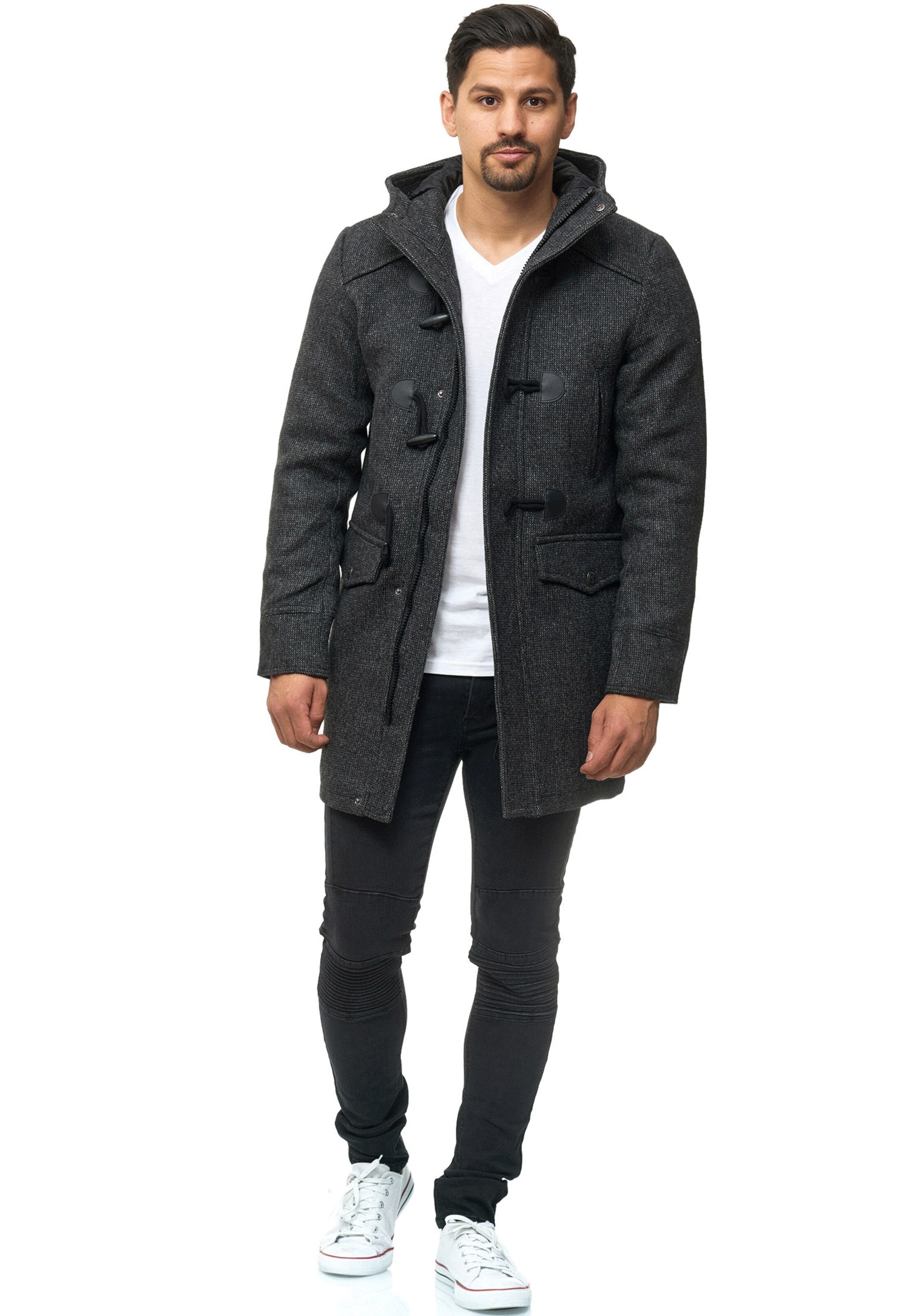 INDICODE JEANS Wollmäntel in Grau