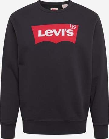 LEVI'S ® Sweatshirt 'Standard Crewneck Sweatshirt' in Schwarz: predná strana