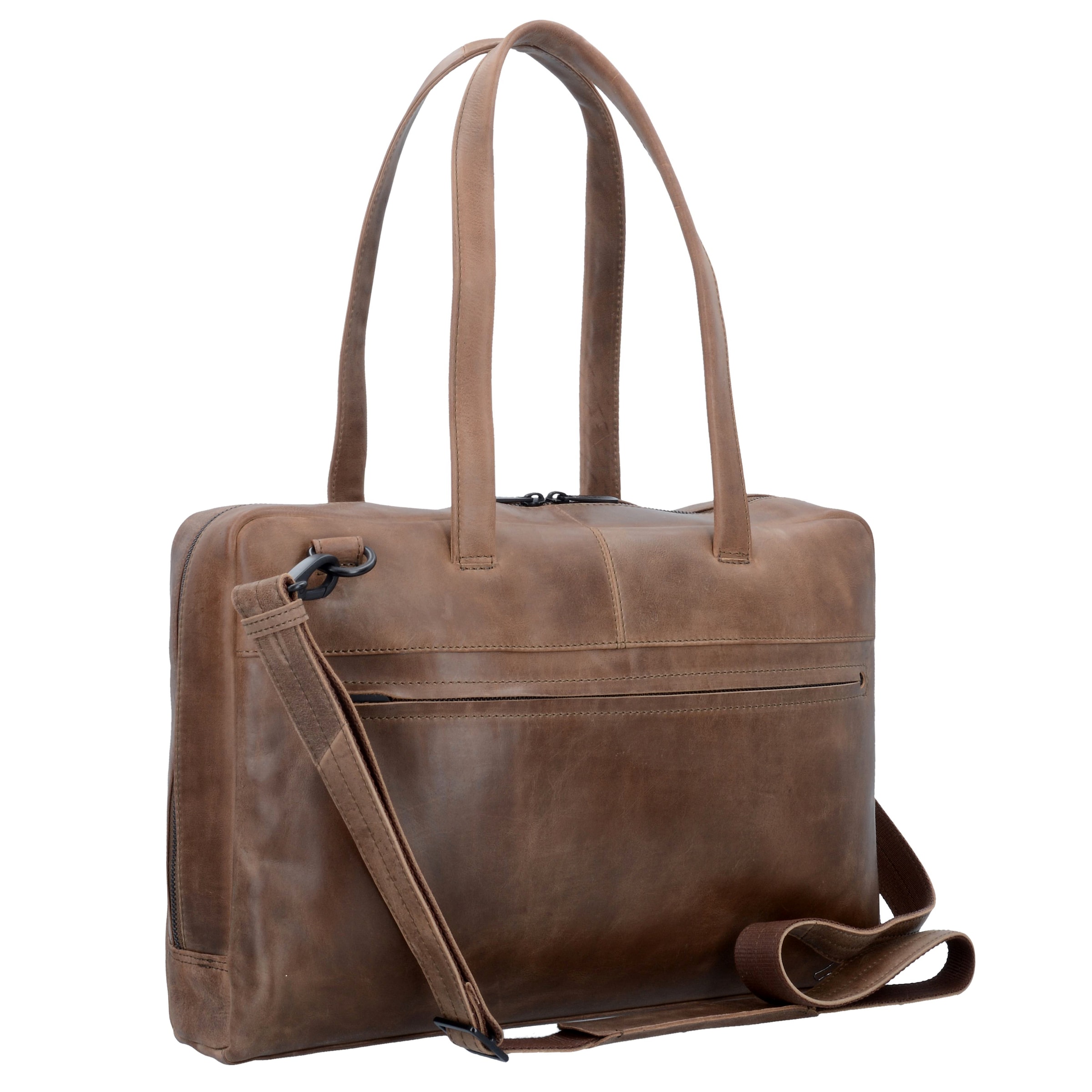 Plevier Shoulder Bag 'Pure' in Brown