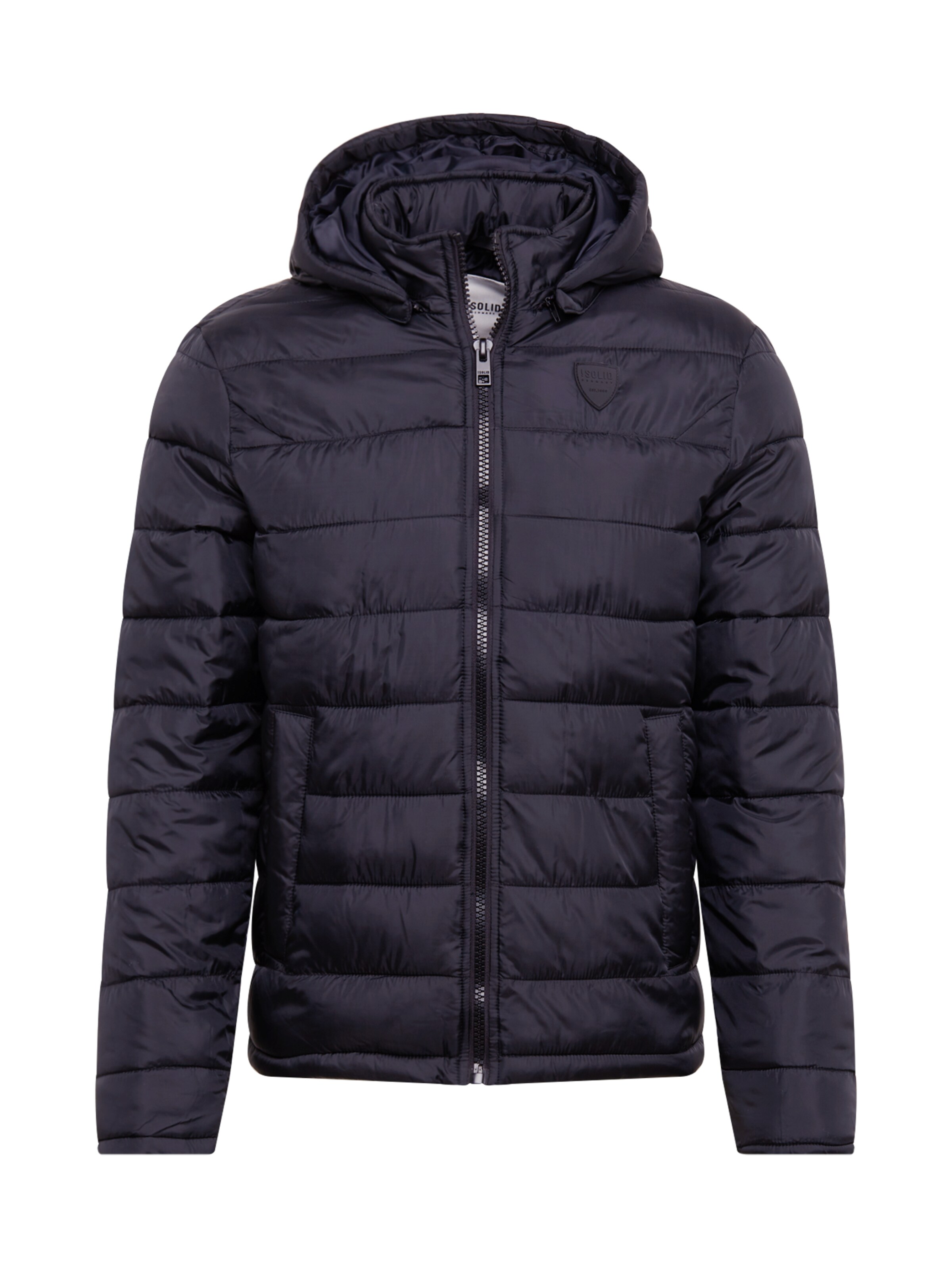 !Solid - Tussenjas 'Jacket - Daffy bomber' in de kleur Zwart