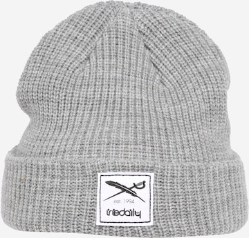 Iriedaily - Gorros 'Kreuzkoelln' em cinzento: frente