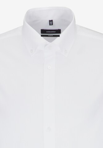 SEIDENSTICKER Regular fit Button Up Shirt in White