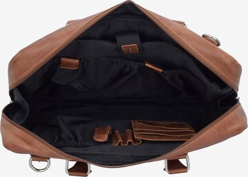 Plevier Document Bag in Brown