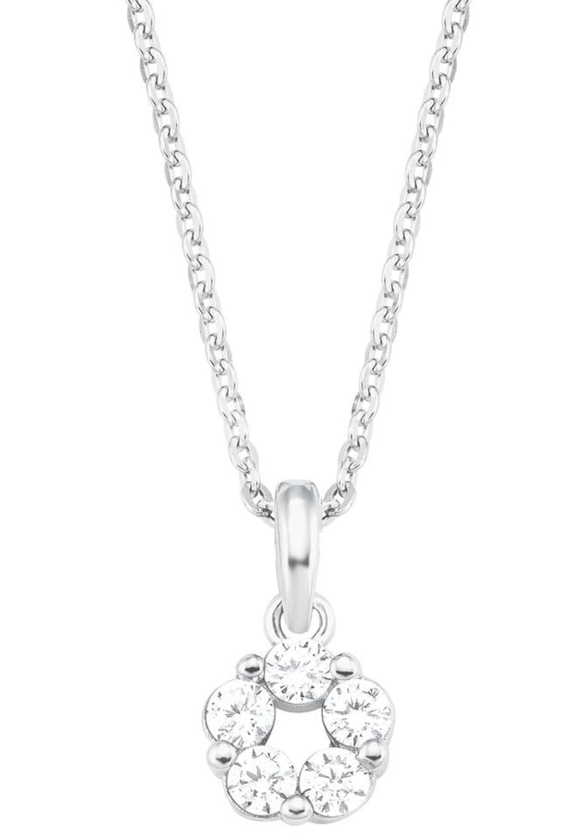 AMOR Necklace in Silver: front