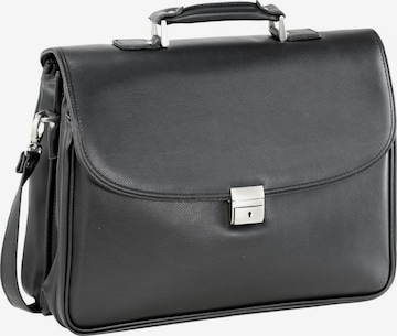 D&N Document Bag in Black: front