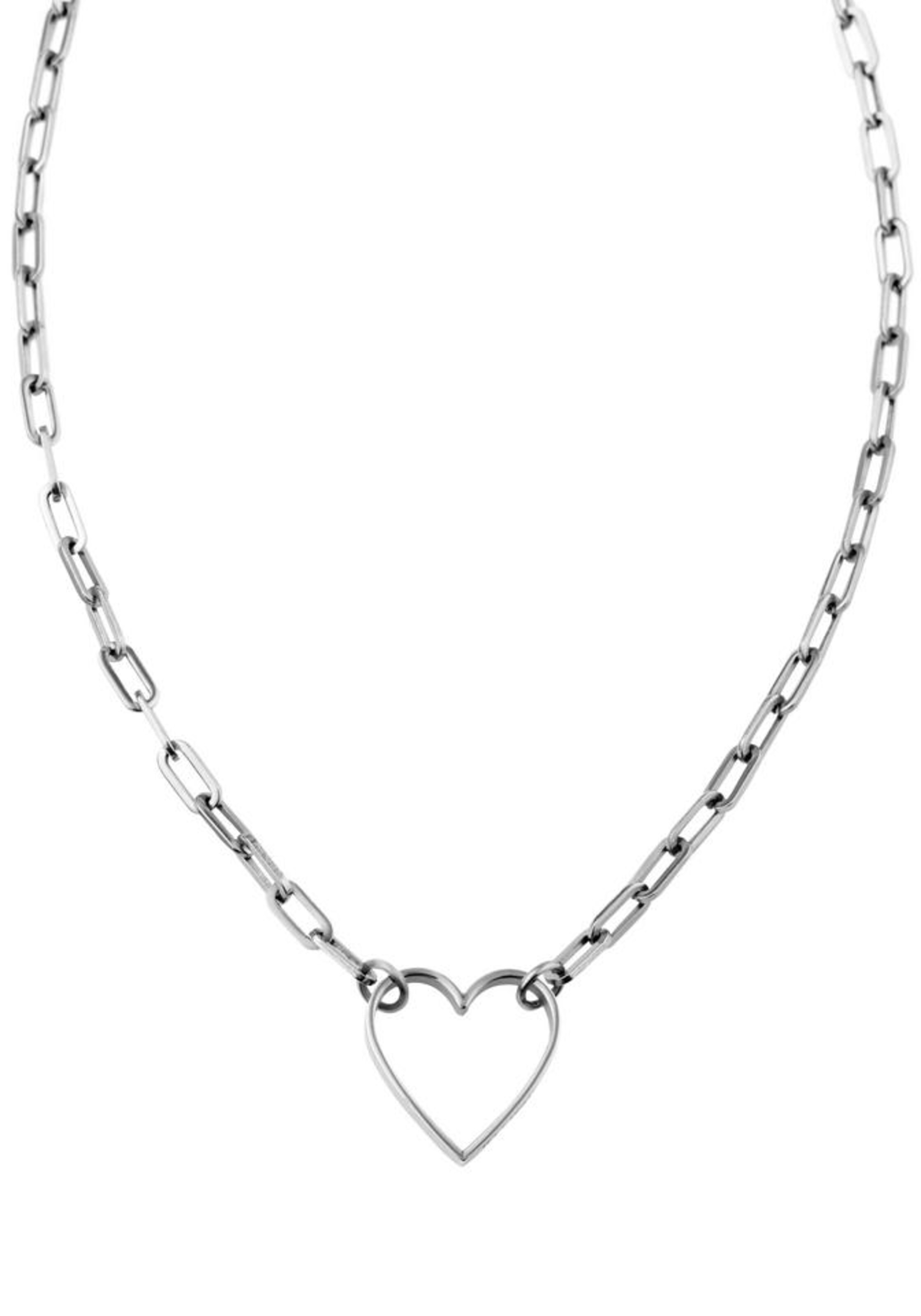 Liebeskind Berlin Ketting 'Herz' in Zilver