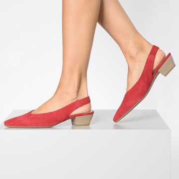 GABOR Slingpumps in Rood: voorkant