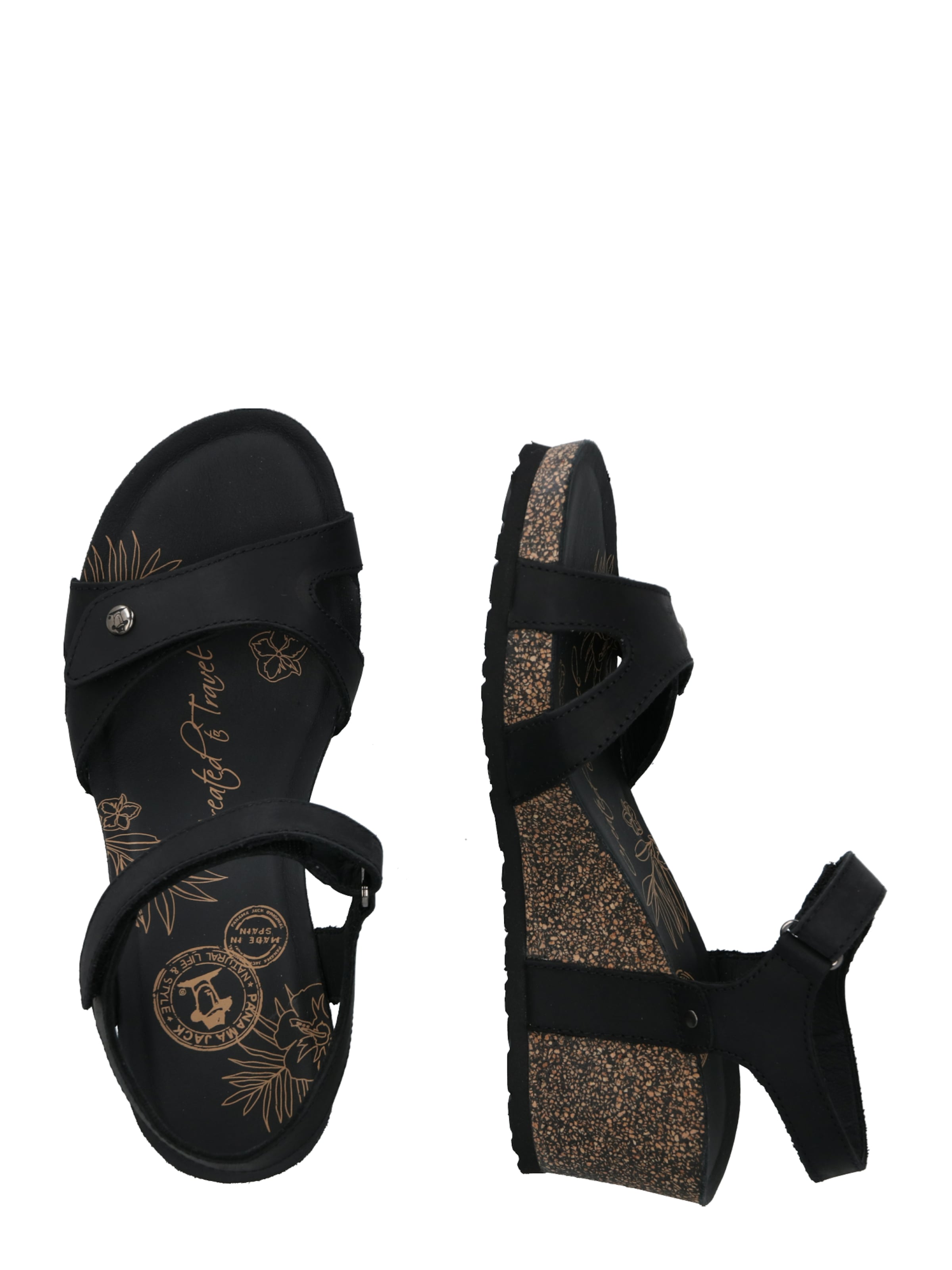 PANAMA JACK Sandály 'Julia' – černá