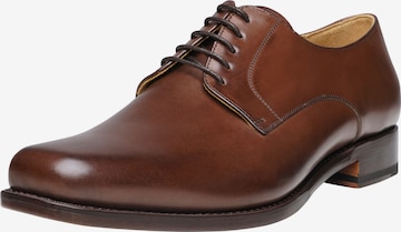 SHOEPASSION Lace-Up Shoes 'No. 5573' in Brown: front