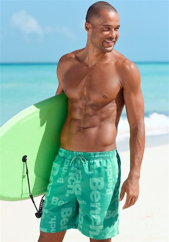 BENCH Board Shorts in Green: front