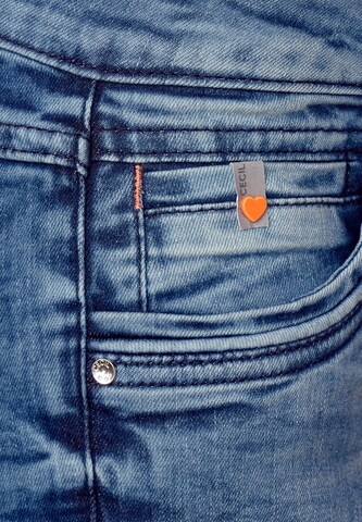 CECIL Loosefit Jeans 'Scarlett' in Blau