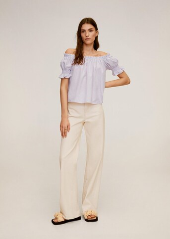 MANGO Bluse 'Manuela' i lilla