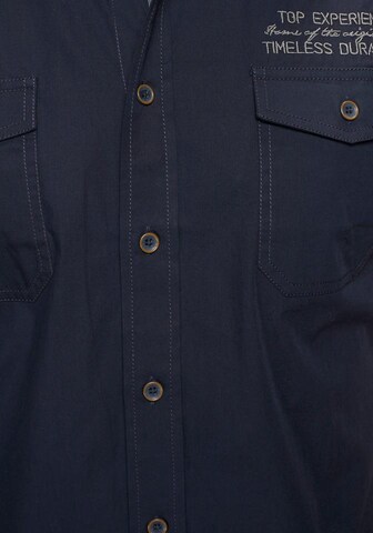 Man's World Comfort fit Button Up Shirt in Blue