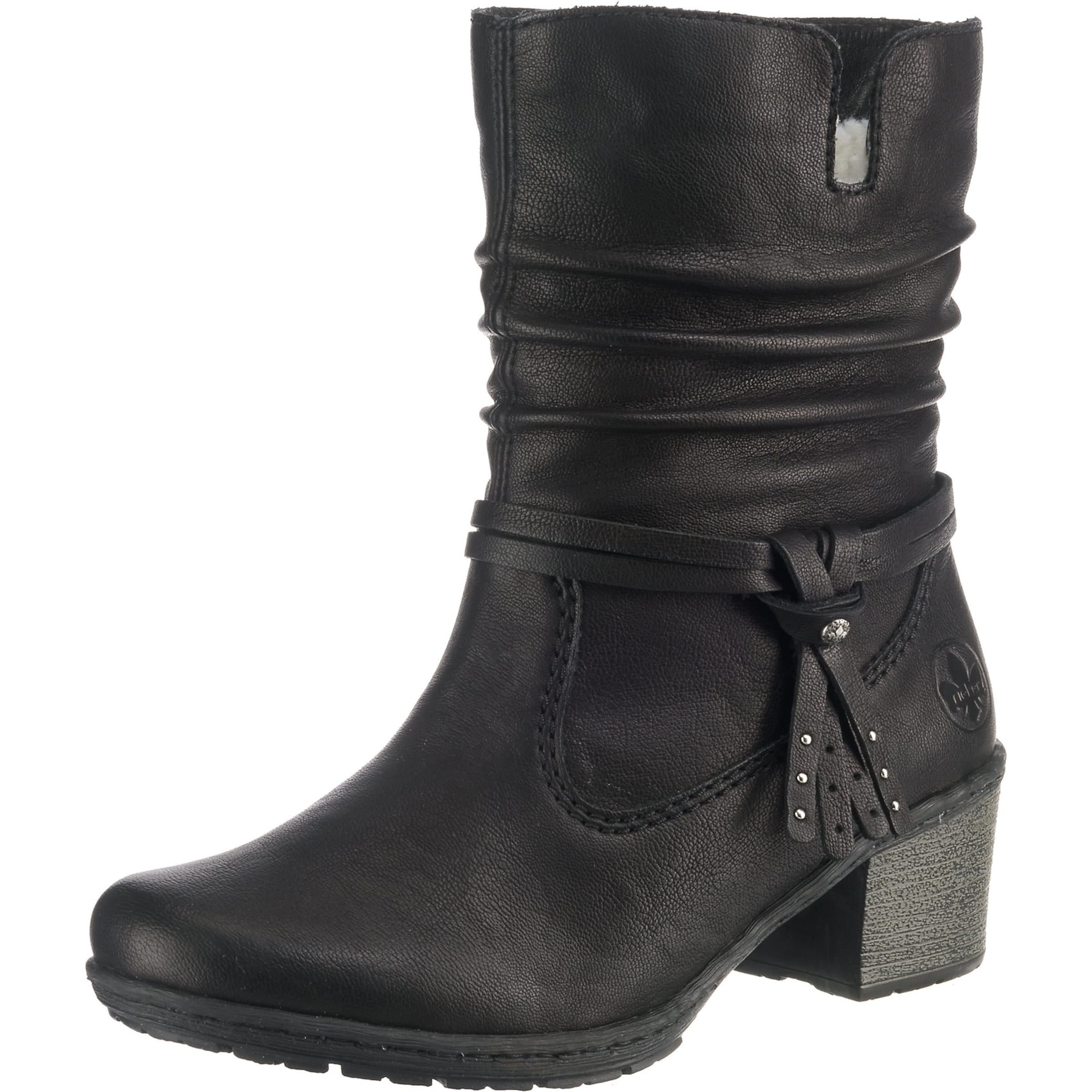 RIEKER - Snowboots in de kleur Zwart