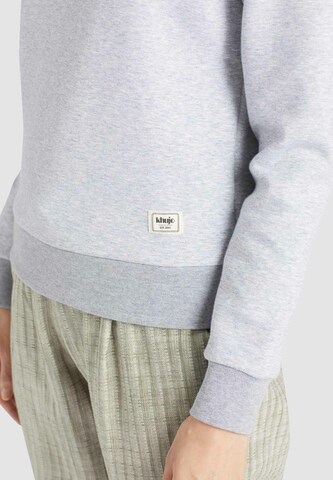 khujo Sweatshirt 'Creole' in Grau