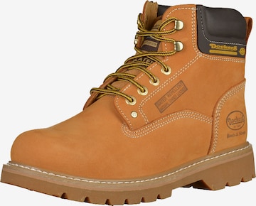 Dockers by Gerli Veterboots '23DA104' in Bruin: voorkant