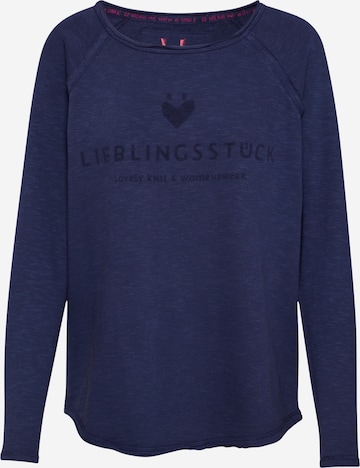 LIEBLINGSSTÜCK Sweatshirt 'Cathrina EP' in Blue: front