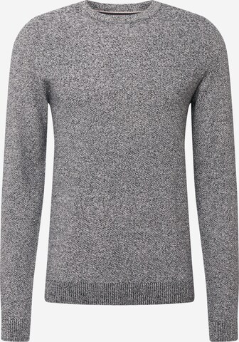 Coupe regular Pull-over 'Aaron' JACK & JONES en gris : devant