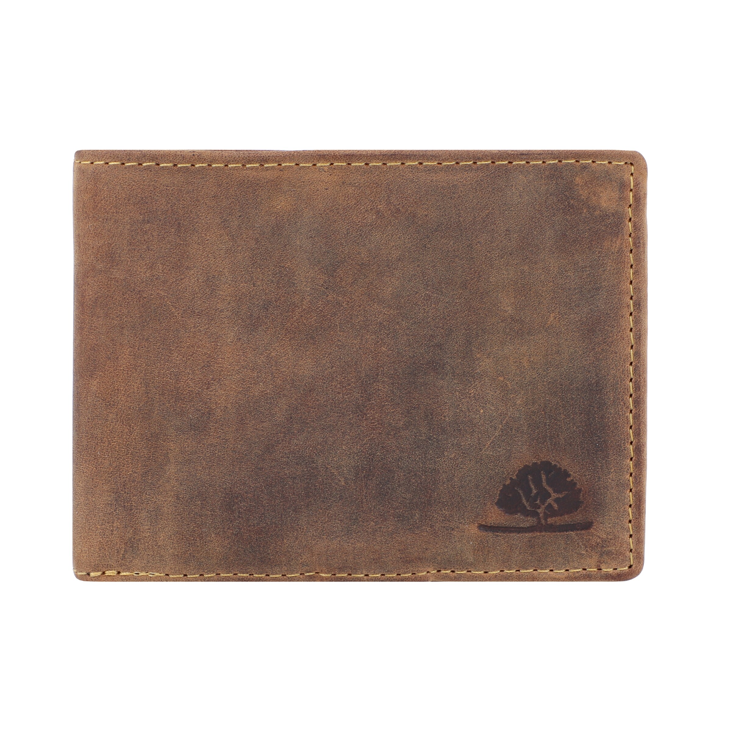 GREENBURRY Wallet 'Vintage' in Brown: front