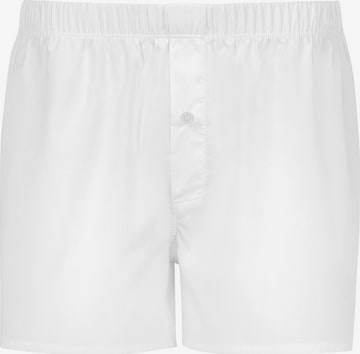 Hanro Boxer shorts 'Fancy Woven' in White: front