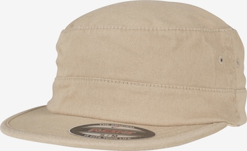 Casquette Flexfit en beige : devant