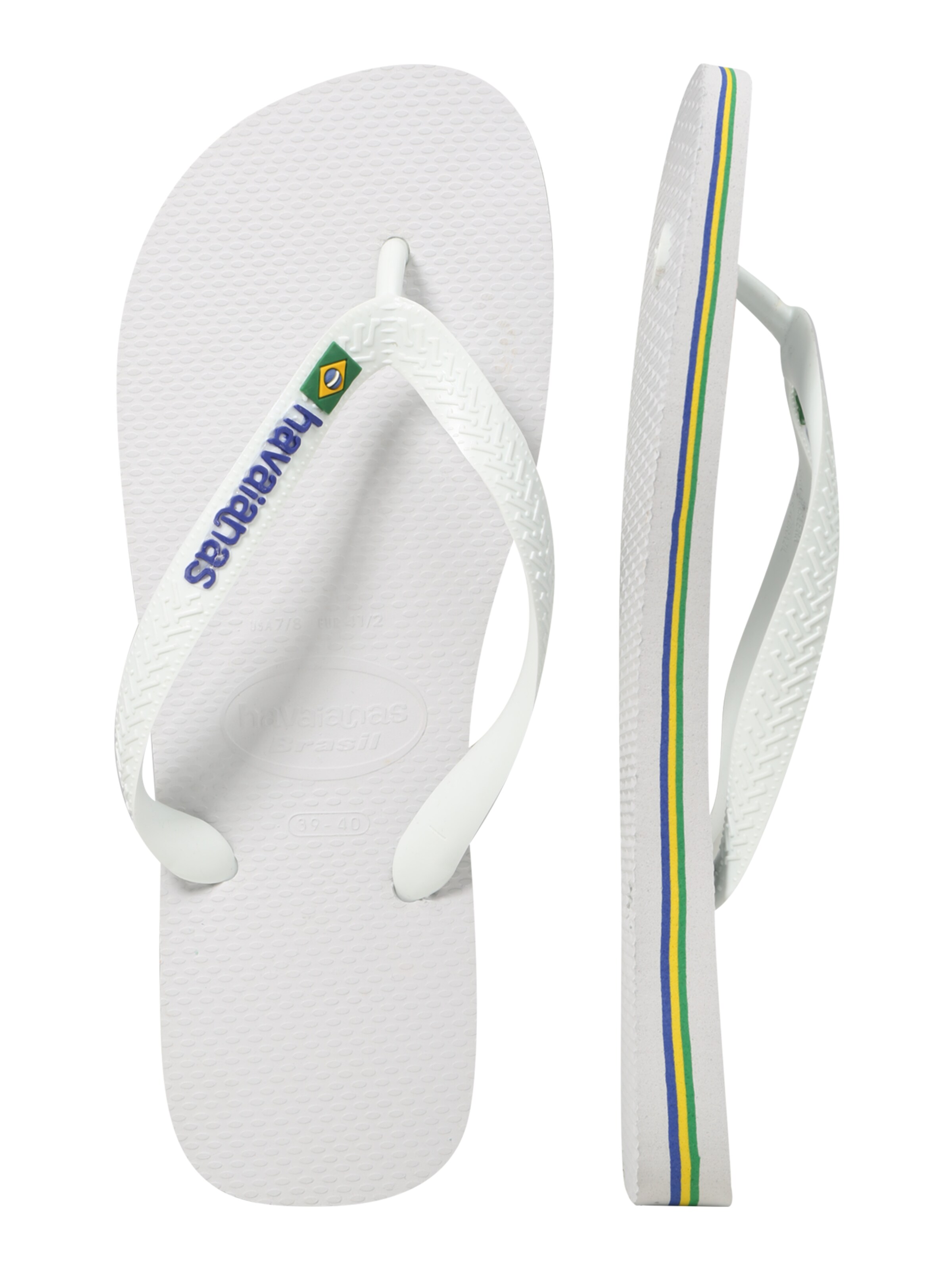 HAVAIANAS Varbavaheplätu 'Brasil', värv valge