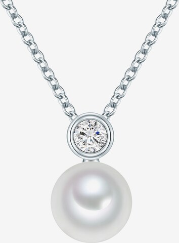 Valero Pearls Ketting in Zilver: voorkant