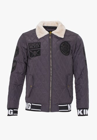 PLUS EIGHTEEN Blouson in Grau: predná strana