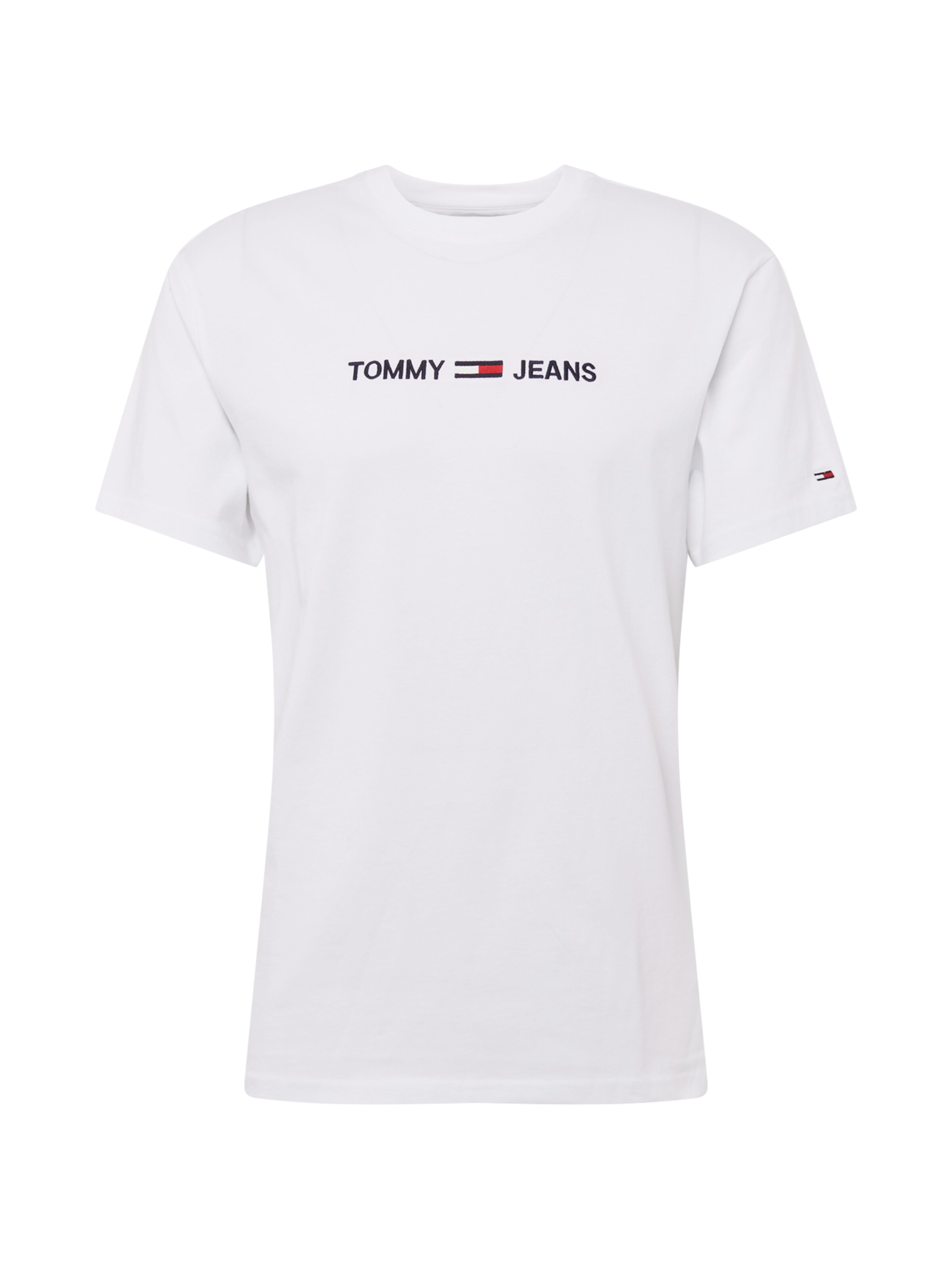 Tommy Jeans - Shirt 'TJM SMALL LOGO TEE' in de kleur Zwart