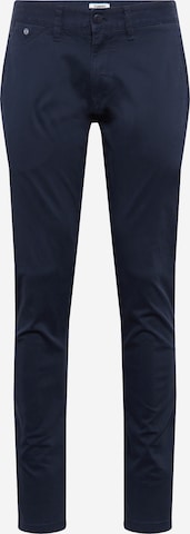 Coupe slim Pantalon chino TOMMY HILFIGER en bleu : devant