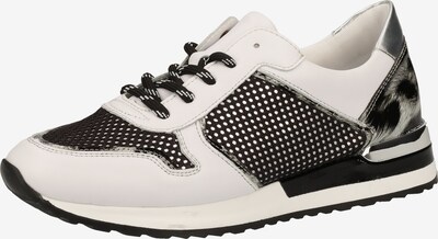 REMONTE Sneakers laag in de kleur Zwart / Zilver / Wit, Productweergave