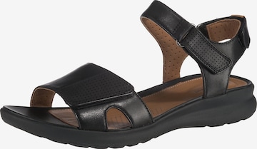 CLARKS Sandals 'Un Adorn Calm' in Black: front