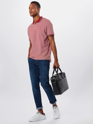 JACK & JONES - Ajuste regular Camiseta 'Bluwin' en rojo