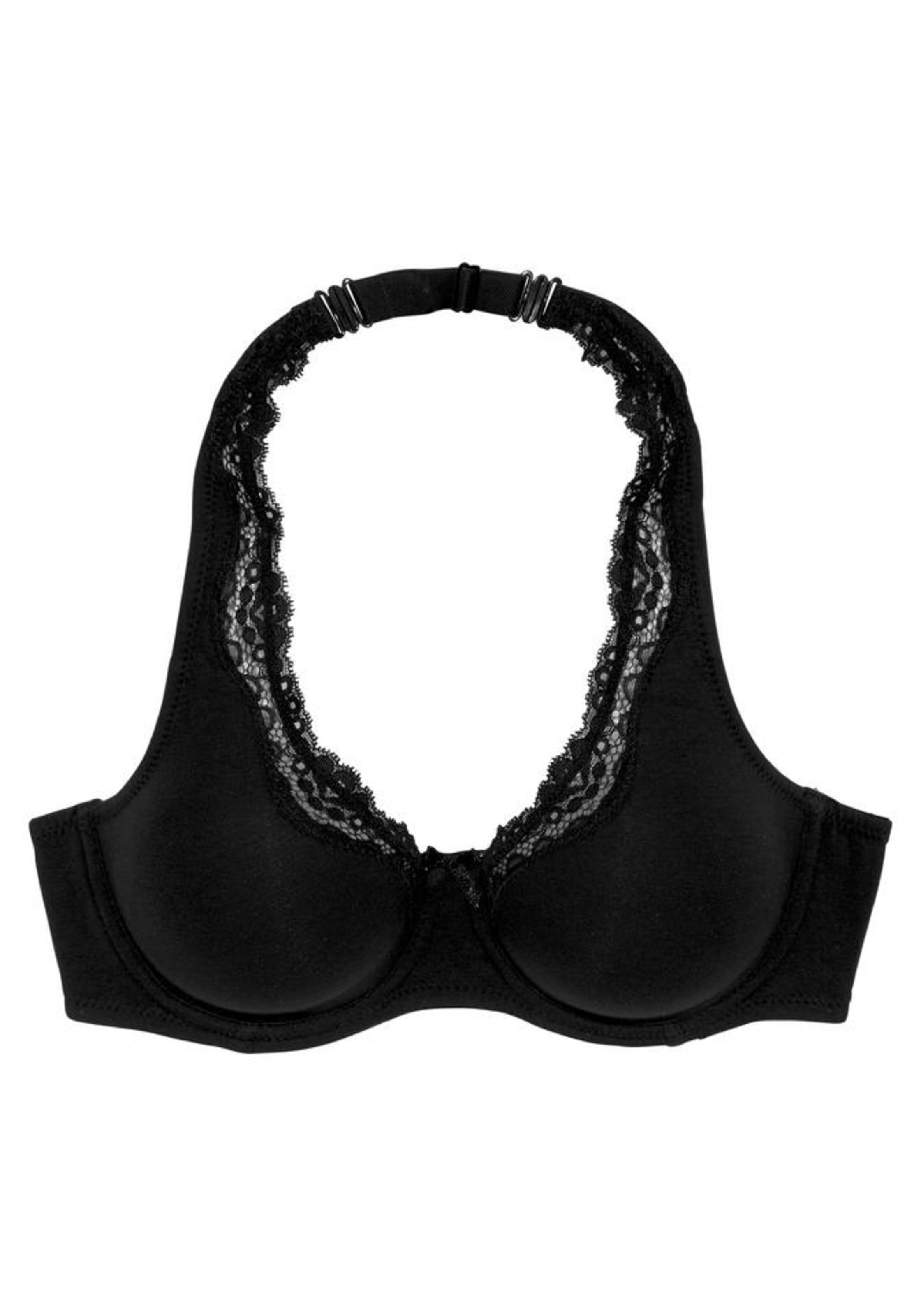 PETITE FLEUR T-shirt Bra in Black