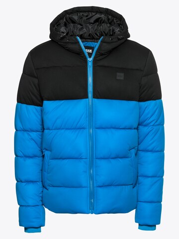 Urban Classics Winter Jacket in Blue: front